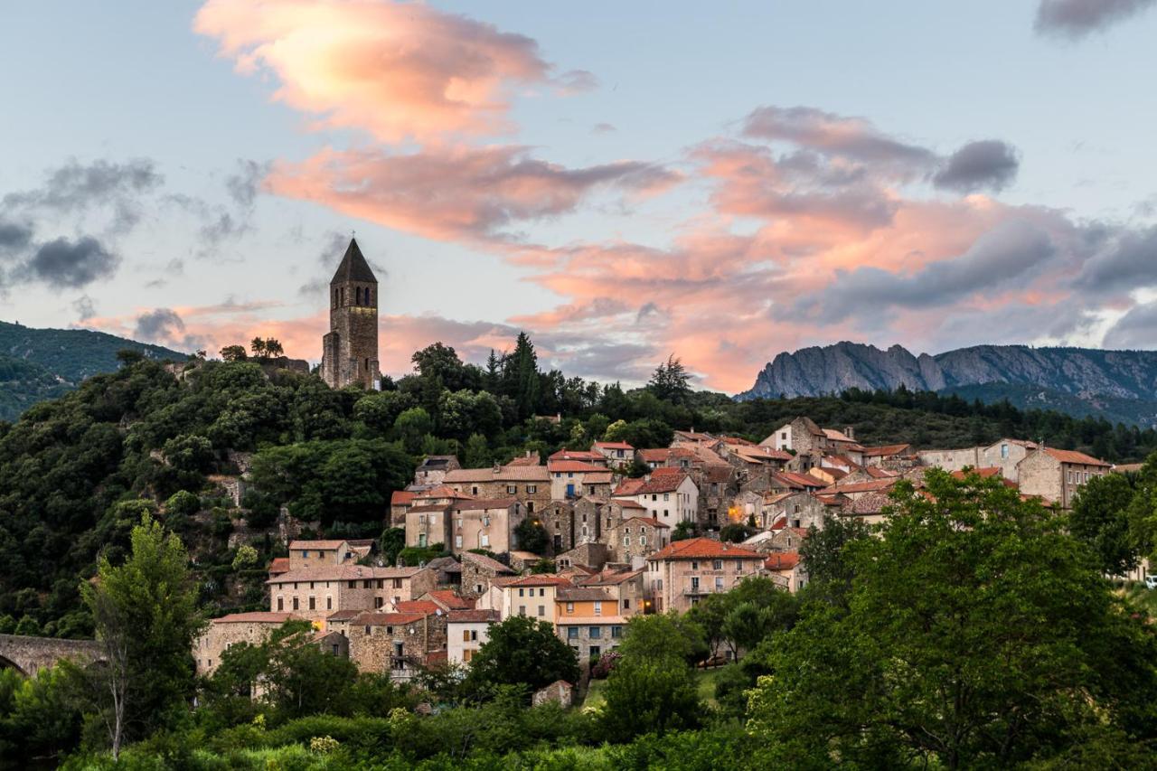 Ecole Olargues - Chambres & Restaurant - Teritoria Buitenkant foto