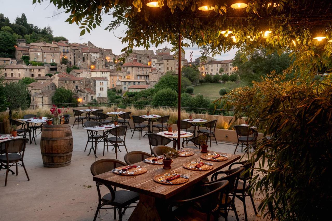Ecole Olargues - Chambres & Restaurant - Teritoria Buitenkant foto