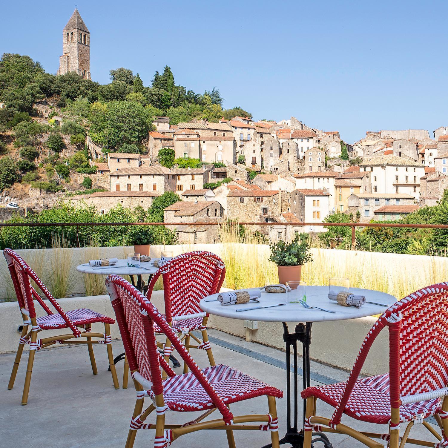Ecole Olargues - Chambres & Restaurant - Teritoria Buitenkant foto
